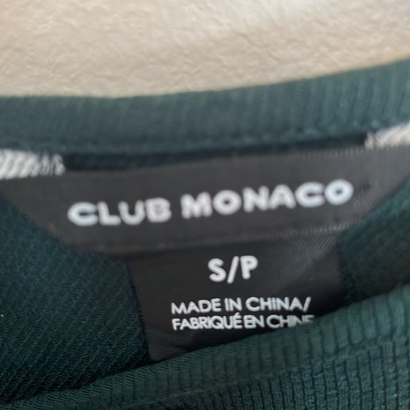Club Monaco long sleeve blouse with ruffle sleeve size Small - Picture 3 of 5